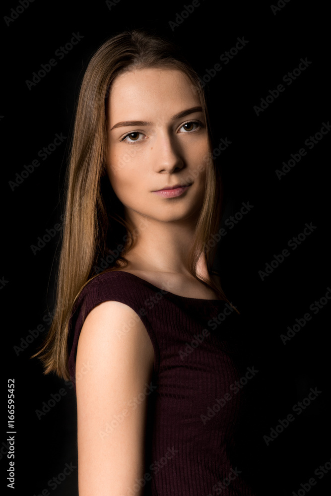 high fashion portrait of young elegant woman. high fashion portrait of young elegant woman.