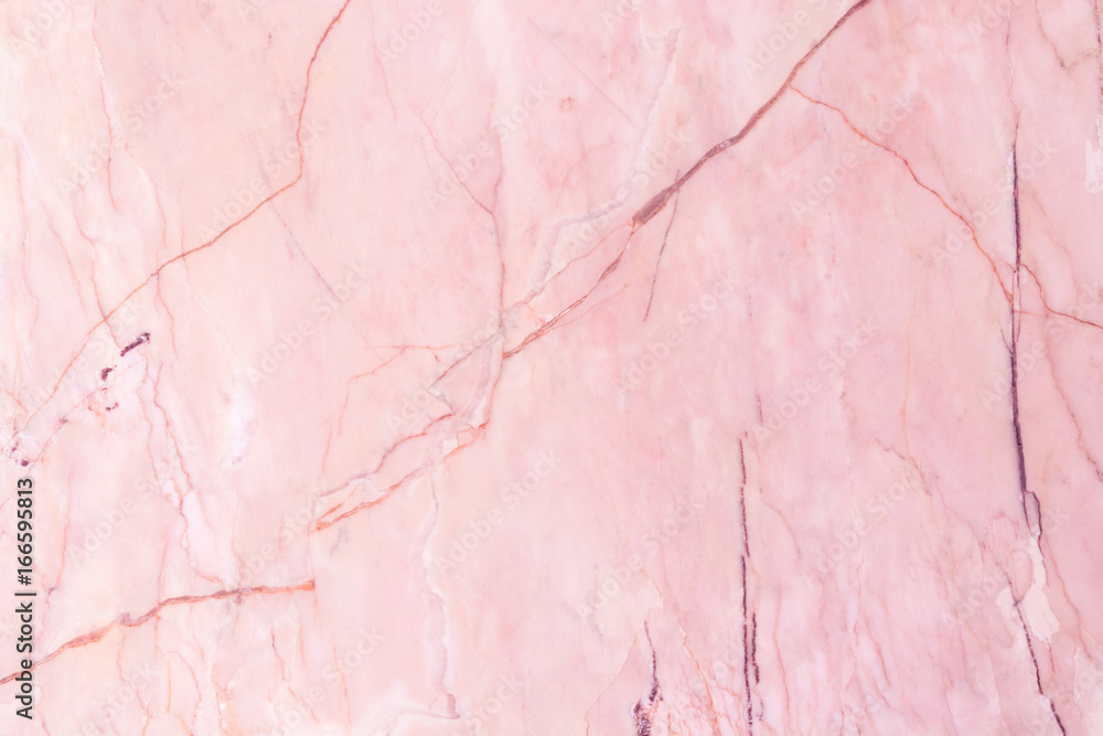 Fototapeta premium Pink marble texture background. surface blank for design