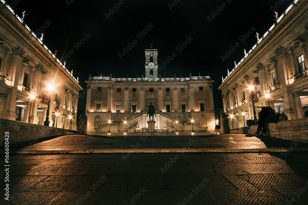 Campidoglio di notte, Roma