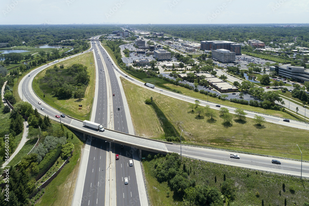 Highway and Ramp Aerial