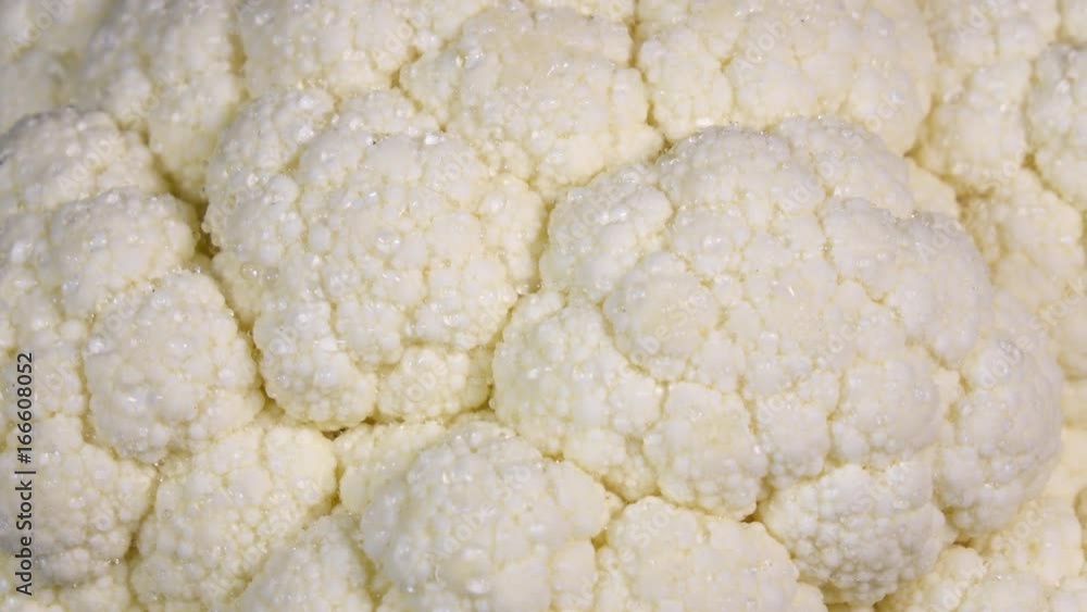 Amazing water sprinkling of cauliflower white side, rotating to the left. Vibrant natural texture close up in 4k, 3840x2160, clip. Eco product for healthy food.
Amazing water sprinkling of cauliflower white side, rotating to the left. Vibrant natural texture close up in 4k, 3840x2160, clip. Eco product for healthy food.