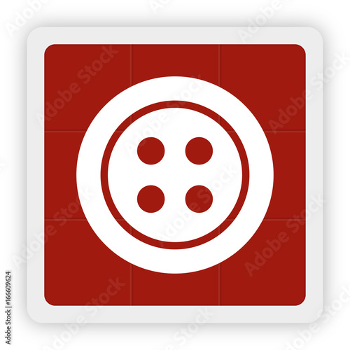 Red Icon Schaltfläche - Knopf