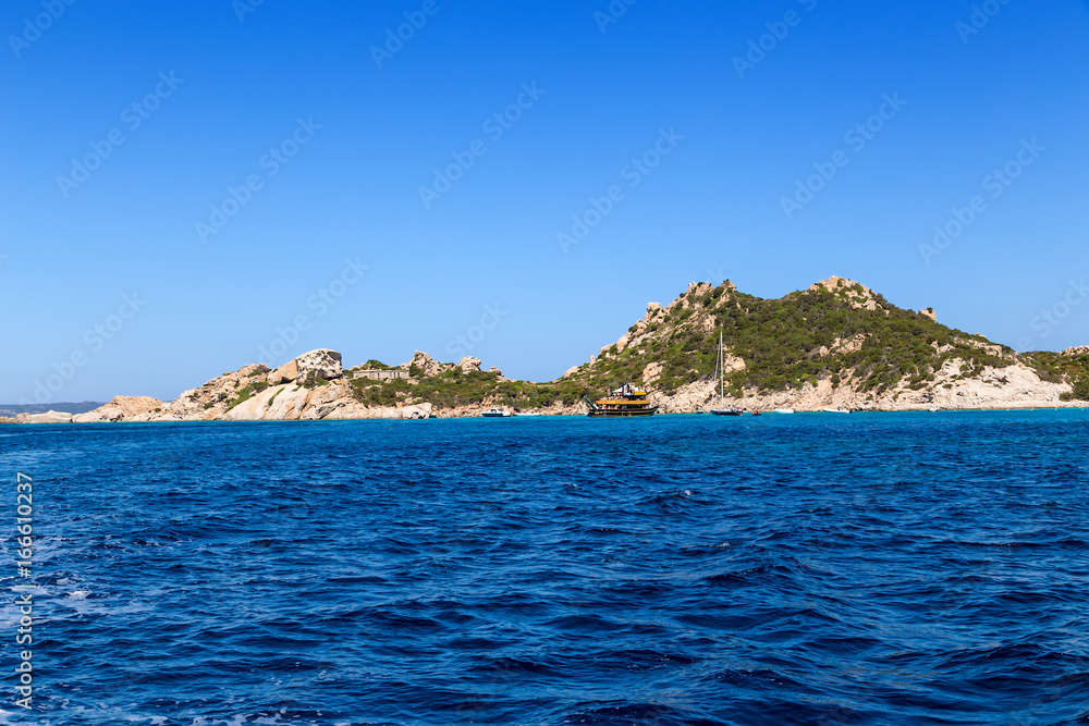 Archipelago of La Maddalena, Italy. One of the picturesque bays