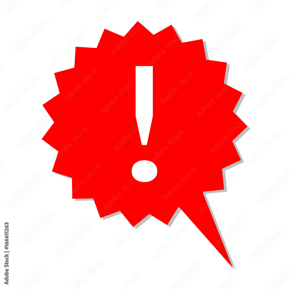 Obraz premium Aktion - Ausrufezeichen