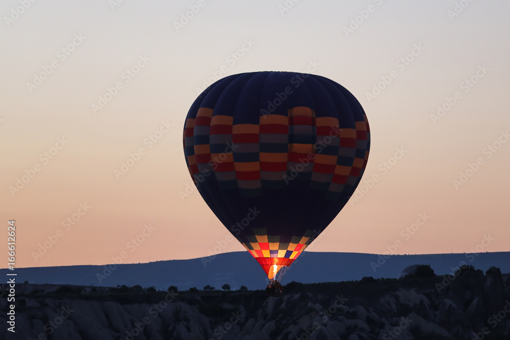 Fototapeta premium Hot Air Balloon in Cappadocia Valleys