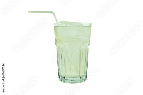 Wallpaper Mural Sprit favour soft drink in clear glass isolated on white background Torontodigital.ca