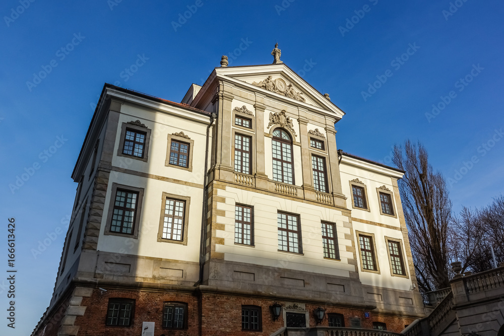 Baroque palace (Museum of Frederick Chopin) in Warsaw, Poland