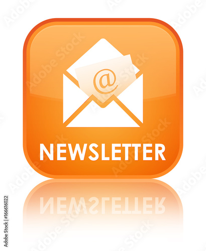 Newsletter special orange square button