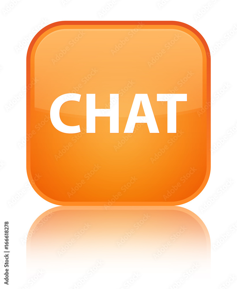 Chat special orange square button Chat special orange square button