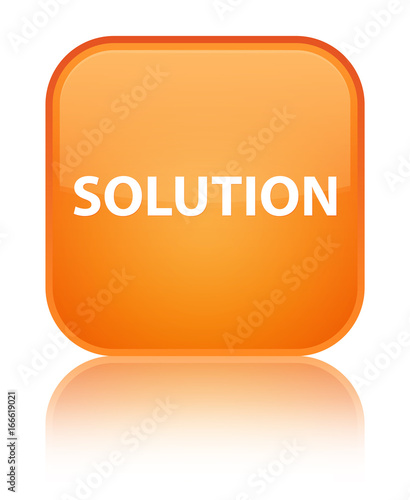 Solution special orange square button