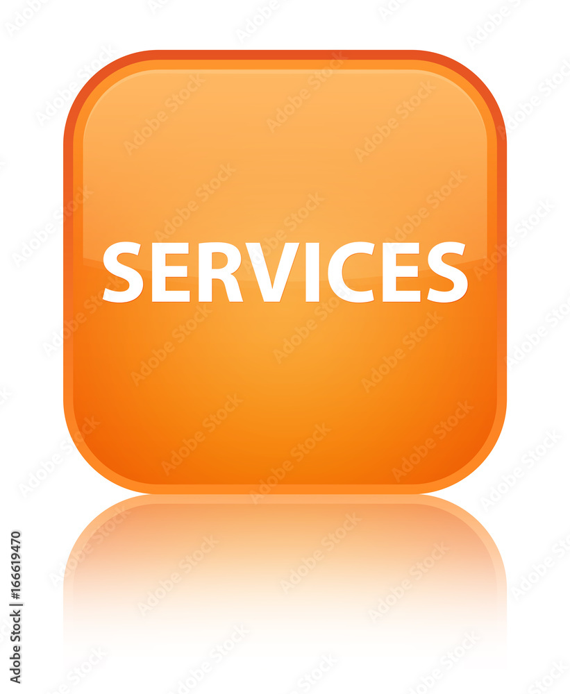 Services special orange square button Services special orange square button
