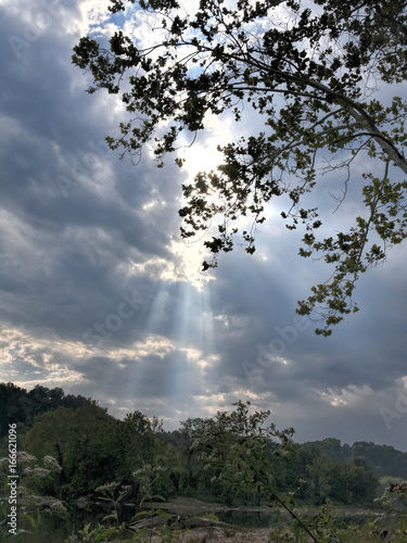 Rays of Light from Clouds