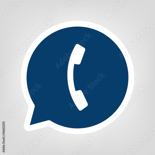 Sprechblase Telefon