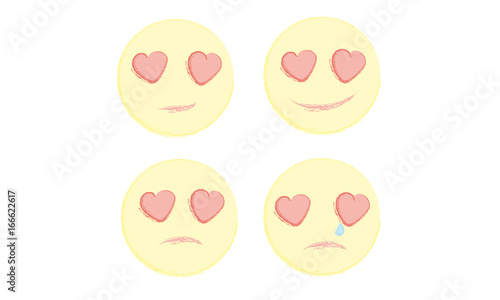 unhappy in love emotion emoticon 