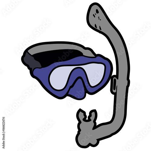 Isolated snorkel icon