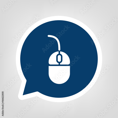 Sprechblase Computermaus