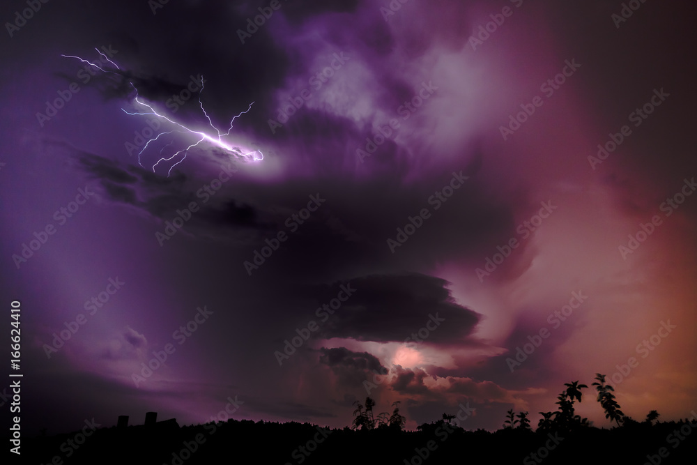 Naklejka premium Lightning