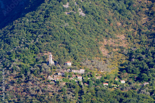 Church and an old mountain village