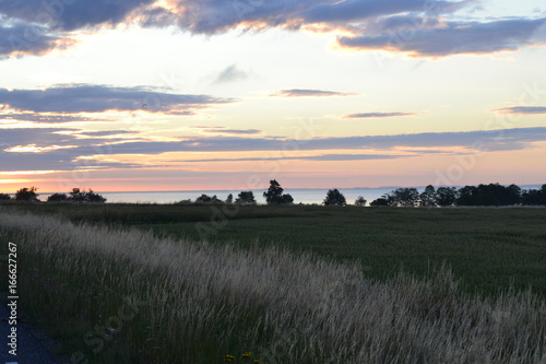 sunset in Sweden