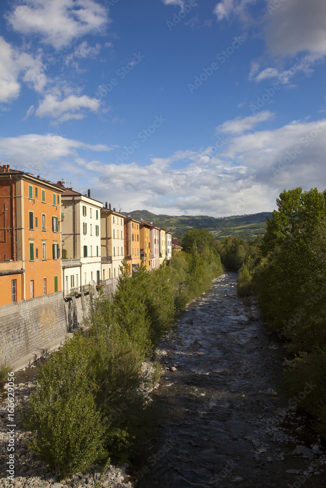 Italia,Porretta Terme,il paese.