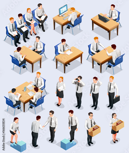 Isometric Employment Interview Collection