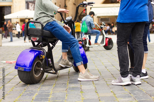 Canvas Print Scrooser Scooter