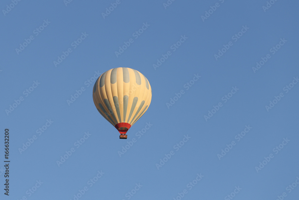 Hot Air Balloon Over Goreme Town Hot Air Balloon Over Goreme Town