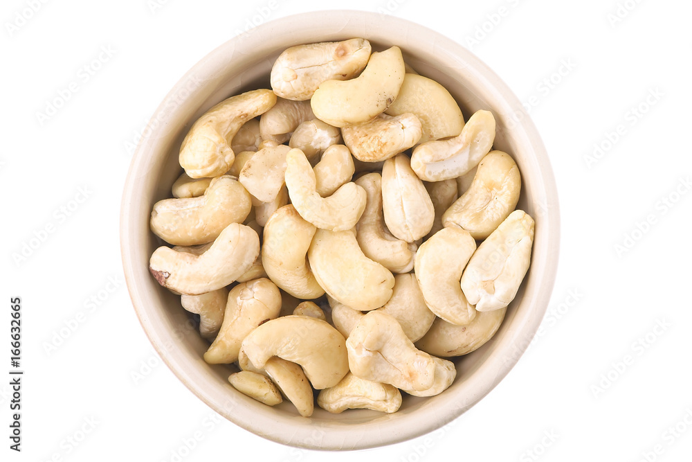 Cashews in a pot Cashews in a pot