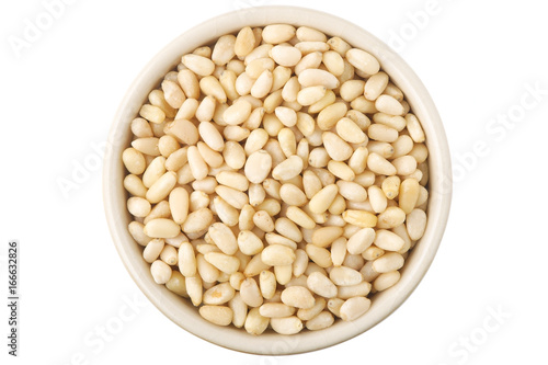 Pine nuts in a pot