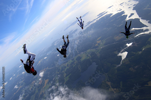 Skydiving in Norway