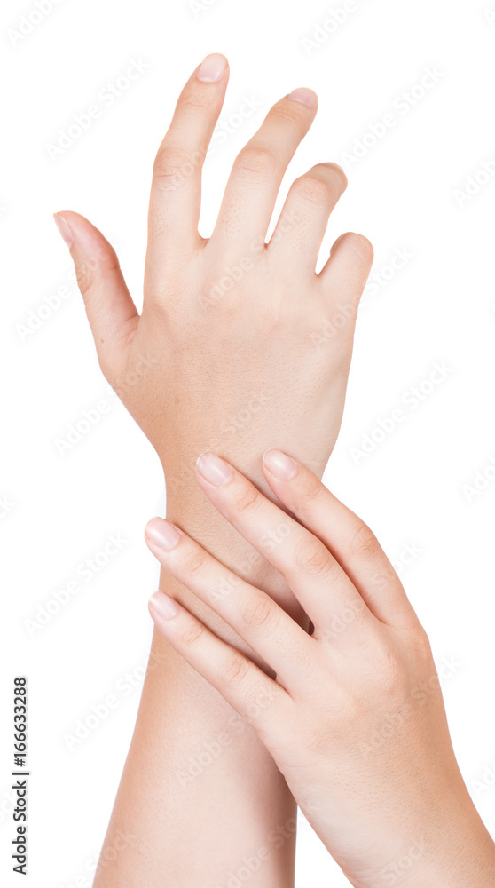 smooth female hand