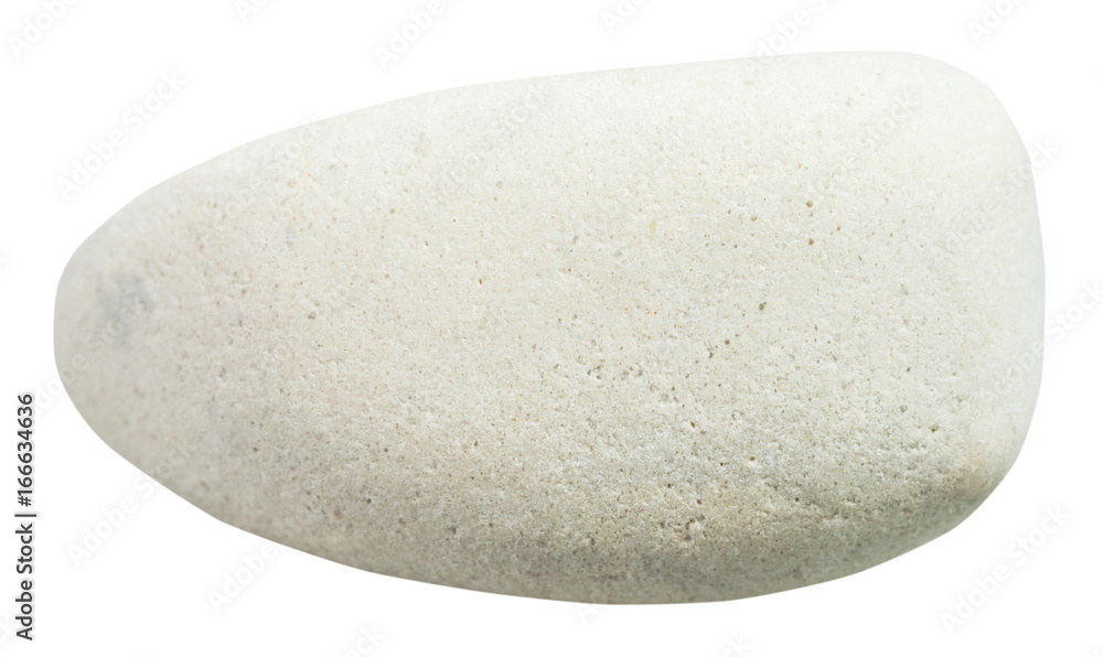 tumbled limestone stone isolated on white tumbled limestone stone isolated on white