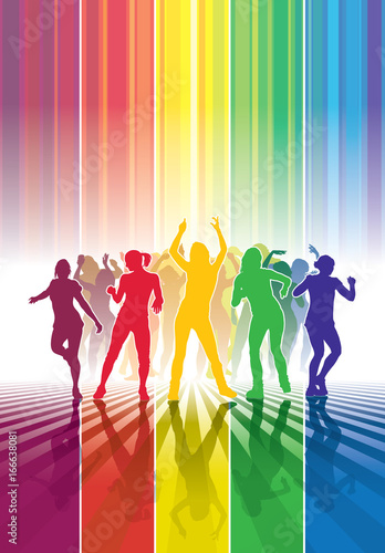 Dancing people
