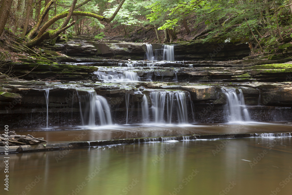 Waterfall At Christman Sanctuary Waterfall At Christman Sanctuary