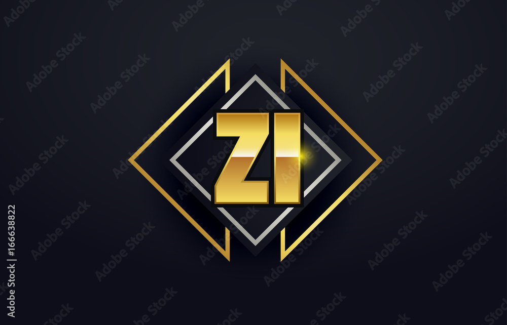 ZI Initial Logo for your startup venture ZI Initial Logo for your startup venture