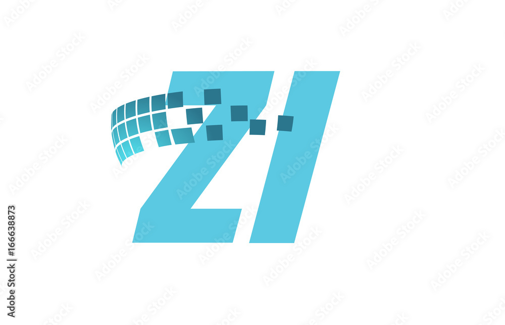 ZI Initial Logo for your startup venture