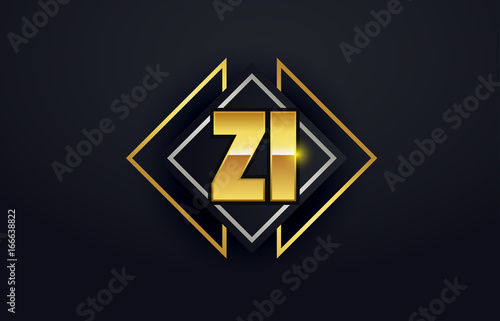 ZI Initial Logo for your startup venture