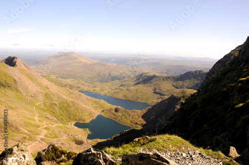 View from Snowdon on a clear day