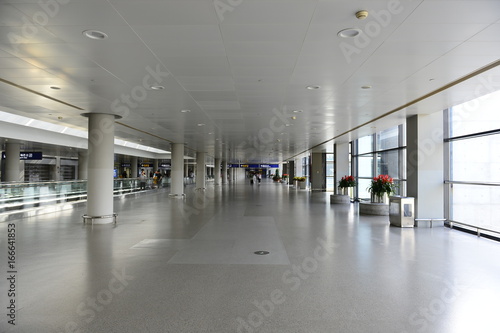 Passengers in Shanghai Pudong International Airport Airport
