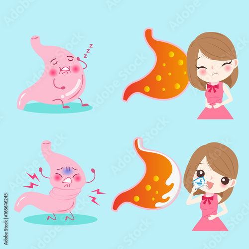 woman with heartburn