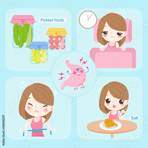 woman with gastroesophageal reflux
