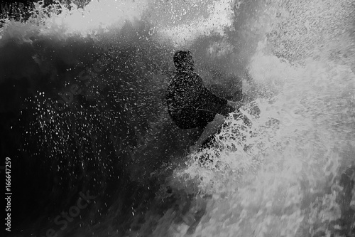 Surfer in Wave
