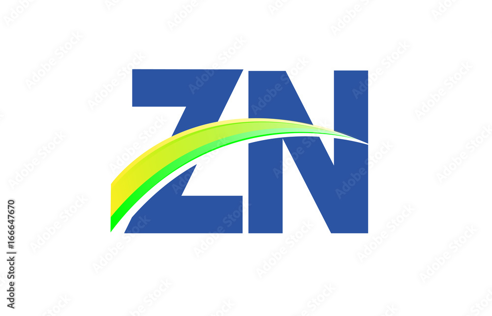 ZN Initial Logo for your startup venture ZN Initial Logo for your startup venture