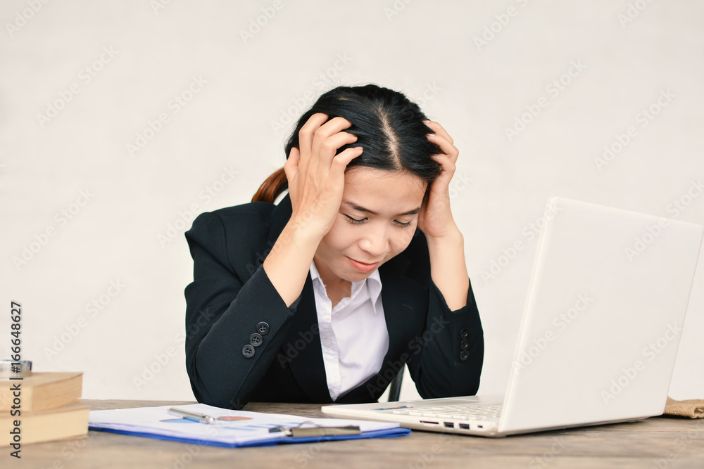 Close up of businesswomen working in office selective and soft focus Close up of businesswomen working in office selective and soft focus