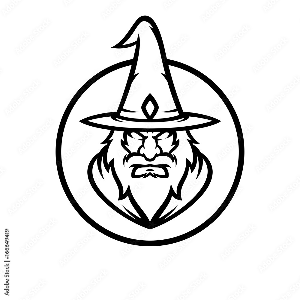 Wizard Vector Logo Illustration