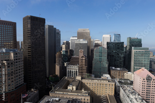 San Francisco skyline from the inside