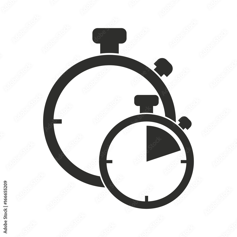 Stopwatch vector icon. Stopwatch vector icon.
