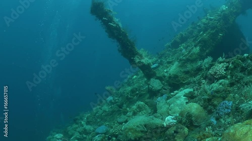 Wallpaper Mural POV, sunken shipwreck in Indonesia Torontodigital.ca