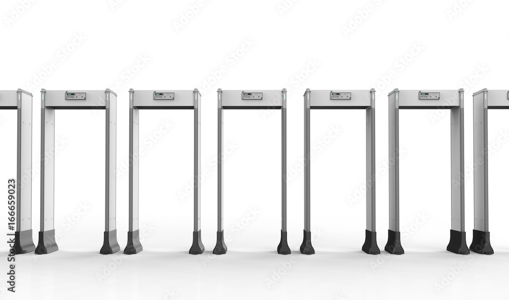 security gates in a row security gates in a row