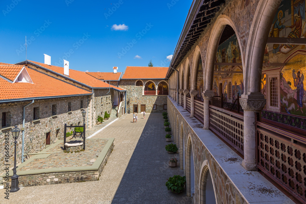 Kykkos Monastery, one of the wealthiest and best-known monasteries in Cyprus.